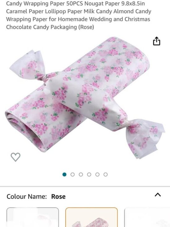 Other - Candy Wrapping Paper 50PCS Nougat Paper 9.8x8.5in